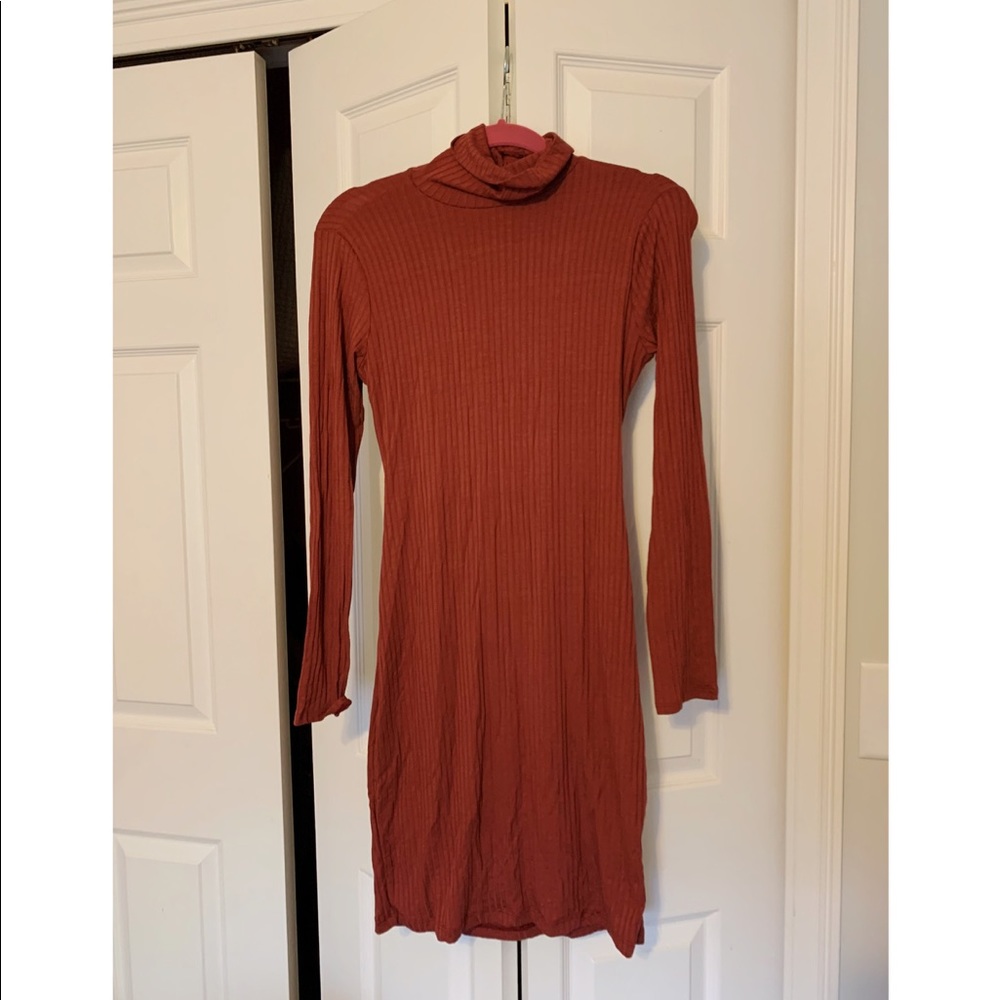LuLus Copper Dress with Open Back